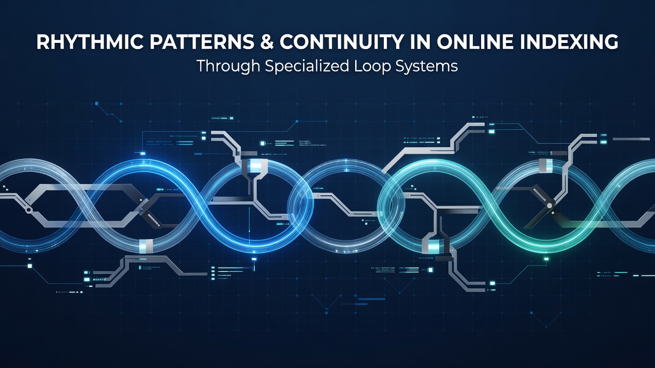 Rhythmic Patterns Supporting Continuity in Online Indexing Through Specialized Loop Systems